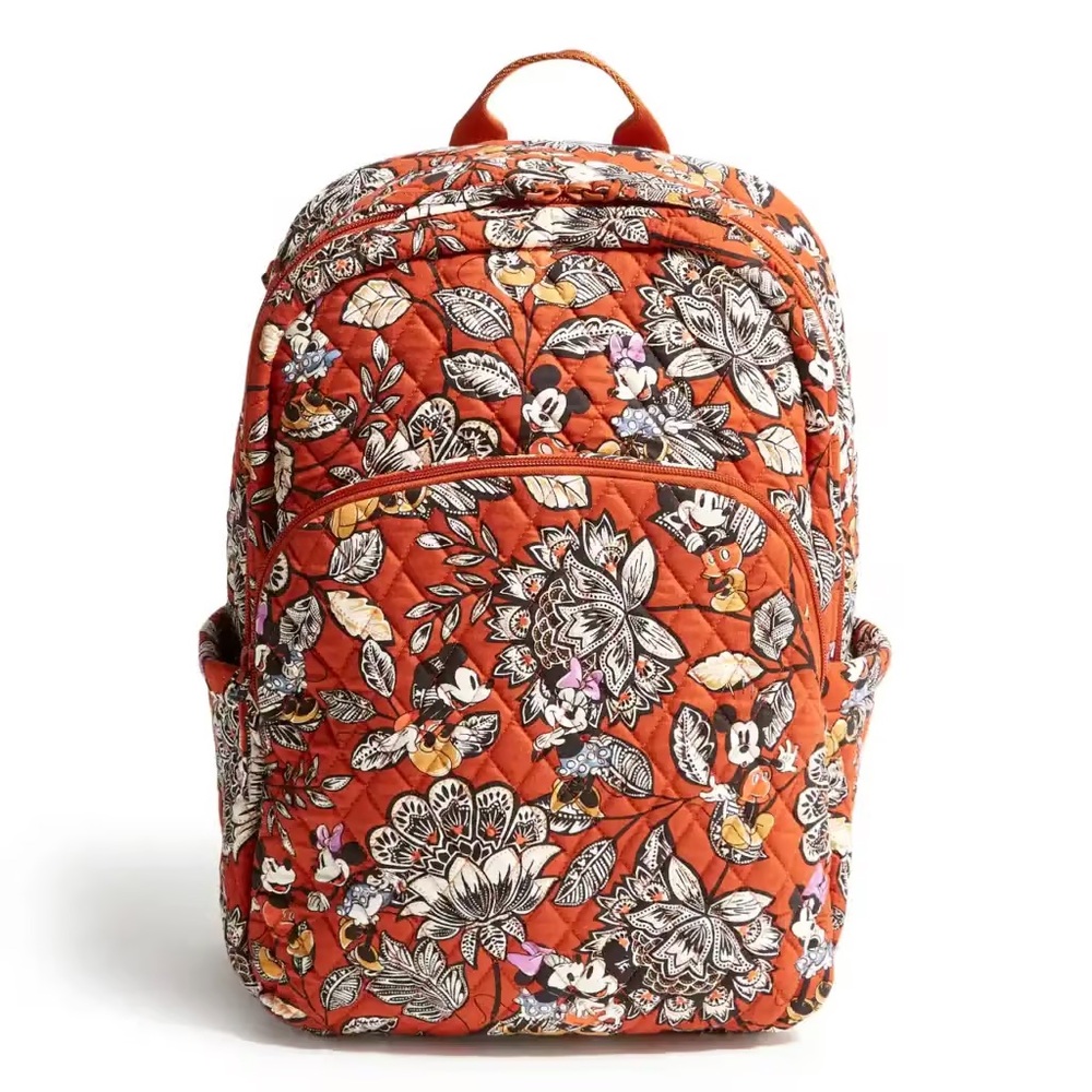 Vera Bradley x Disney Mickey & Minnie Flirty Floral Essential Backpack